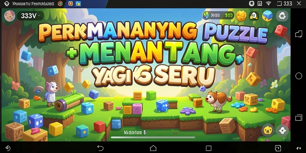 Tampilan gameplay menyenangkan dengan tantangan puzzle yang menarik.