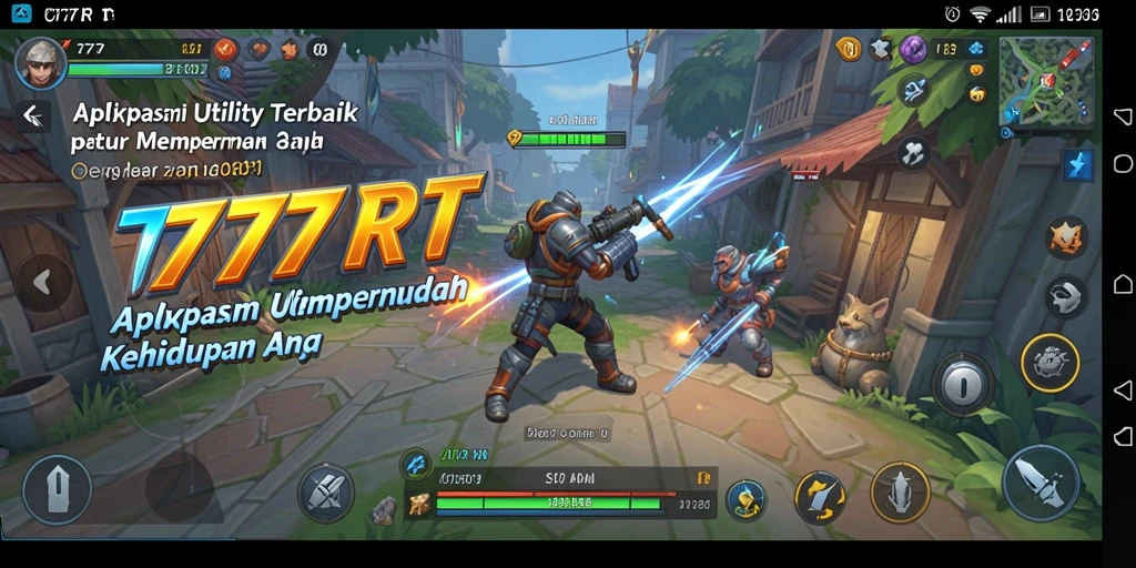 Tampilan antarmuka 777RT yang memudahkan navigasi pengguna.