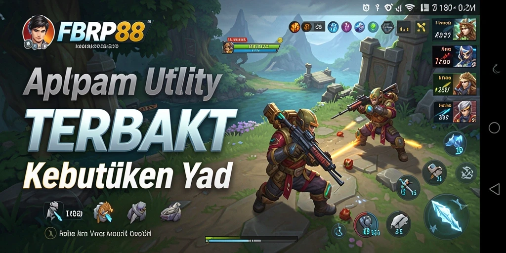 Screenshot utama FBRP88 menunjukkan fitur-fitur aplikasi Utility yang bermanfaat.