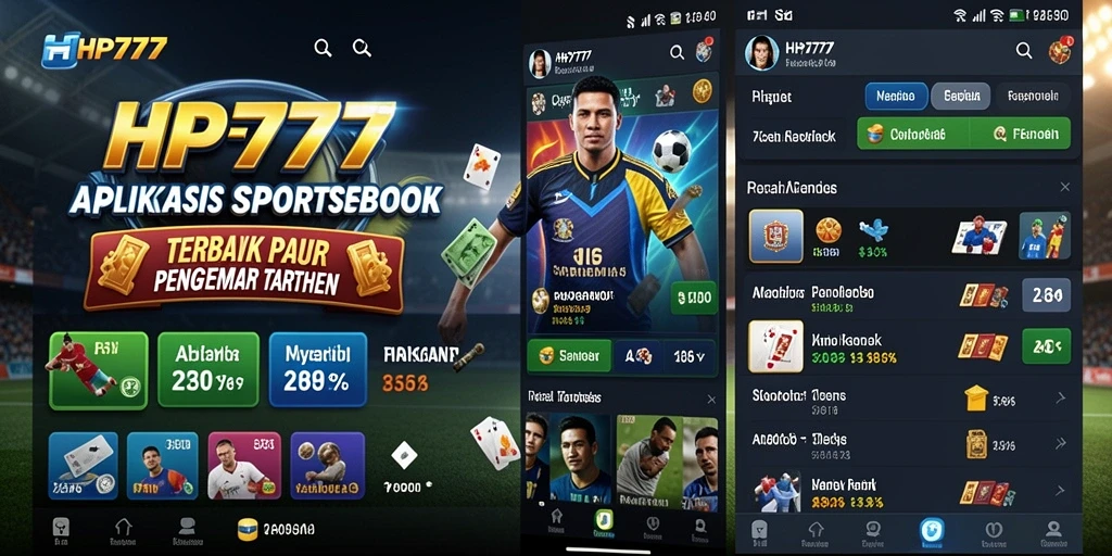 Tampilan screenshot HP777 yang menampilkan fitur taruhan langsung.