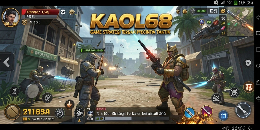 Tampilan gameplay KAOL68 yang menawan dan strategis.