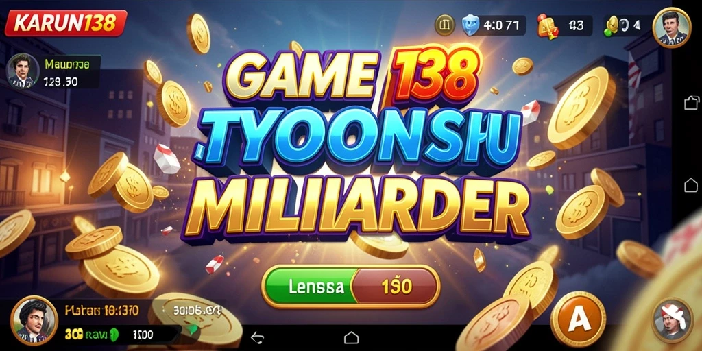 Tampilan gameplay KARUN138 yang menarik dan penuh strategi Tycoon.