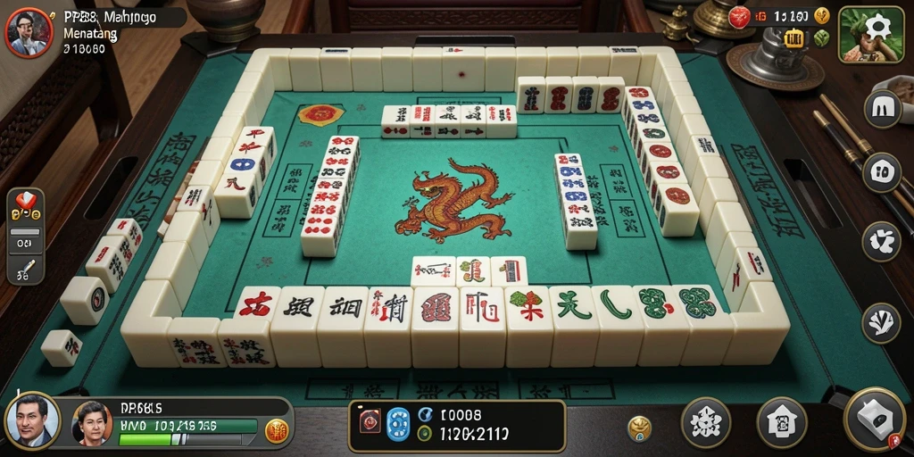 Tampilan gameplay seru permainan Mahjong di PP88.