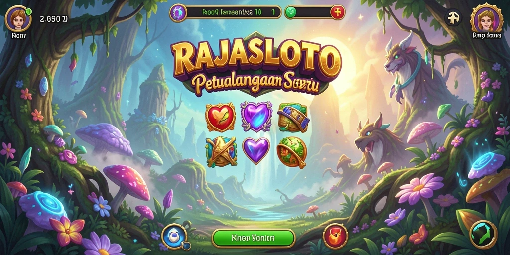 Tampilan gameplay yang seru dan penuh aksi di RAJASLOTO.