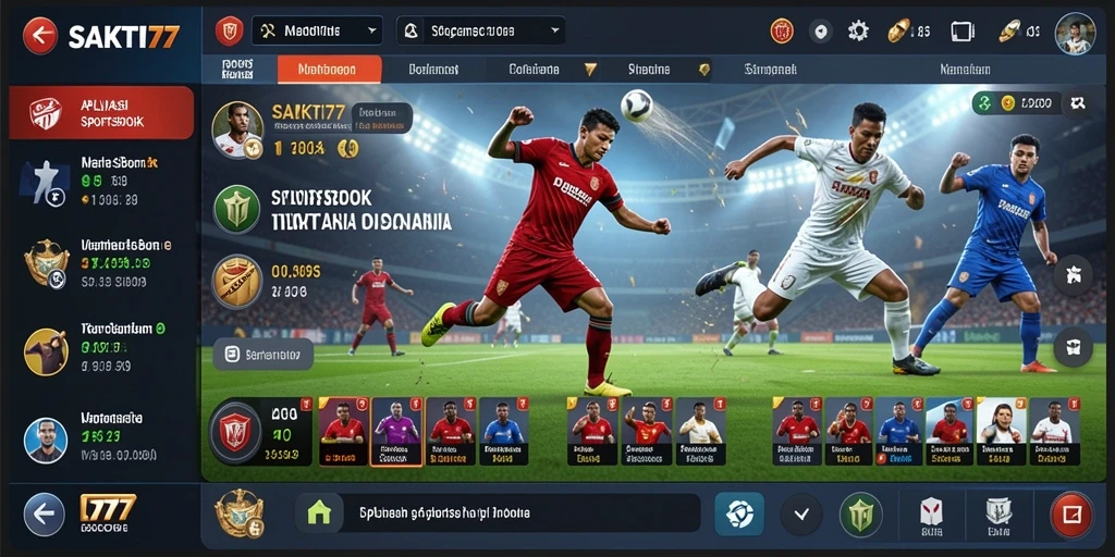 Tampilan gameplay Sportsbook SAKTI77 yang menarik dan informatif.