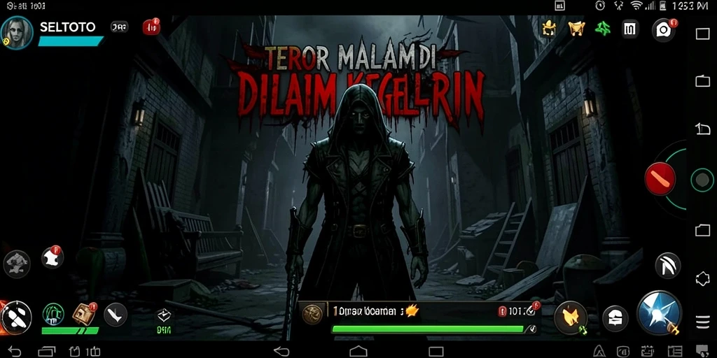 Screenshot gameplay menunjukkan ketegangan menakutkan dari SELTOTO.