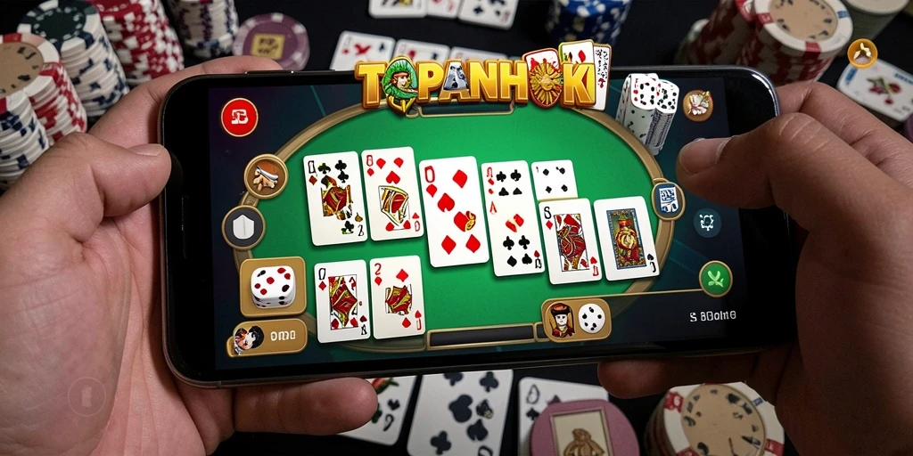 Screenshot dari gameplay seru di TOPANHOKI, menampilkan pemain yang berkompetisi.