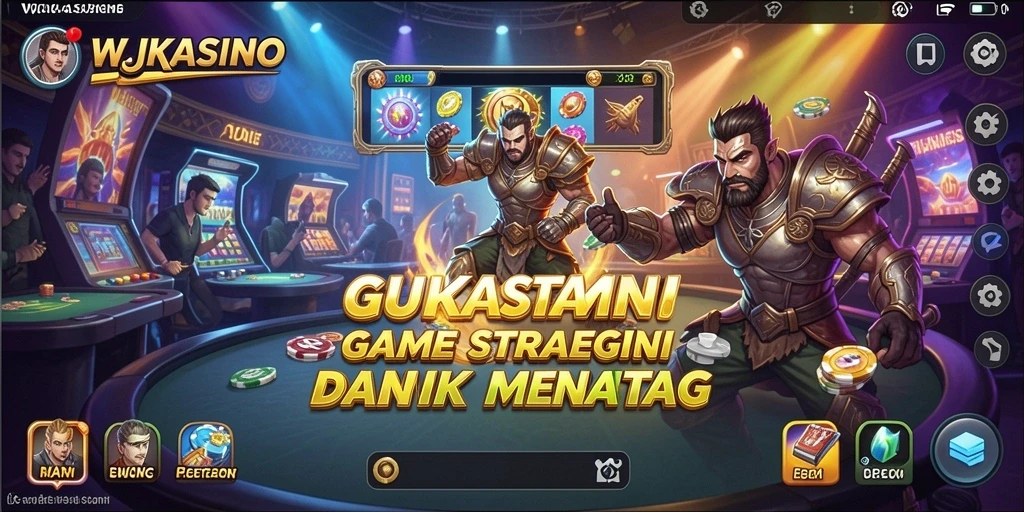 Tampilan gameplay WJKASINO yang menegangkan dan strategis.
